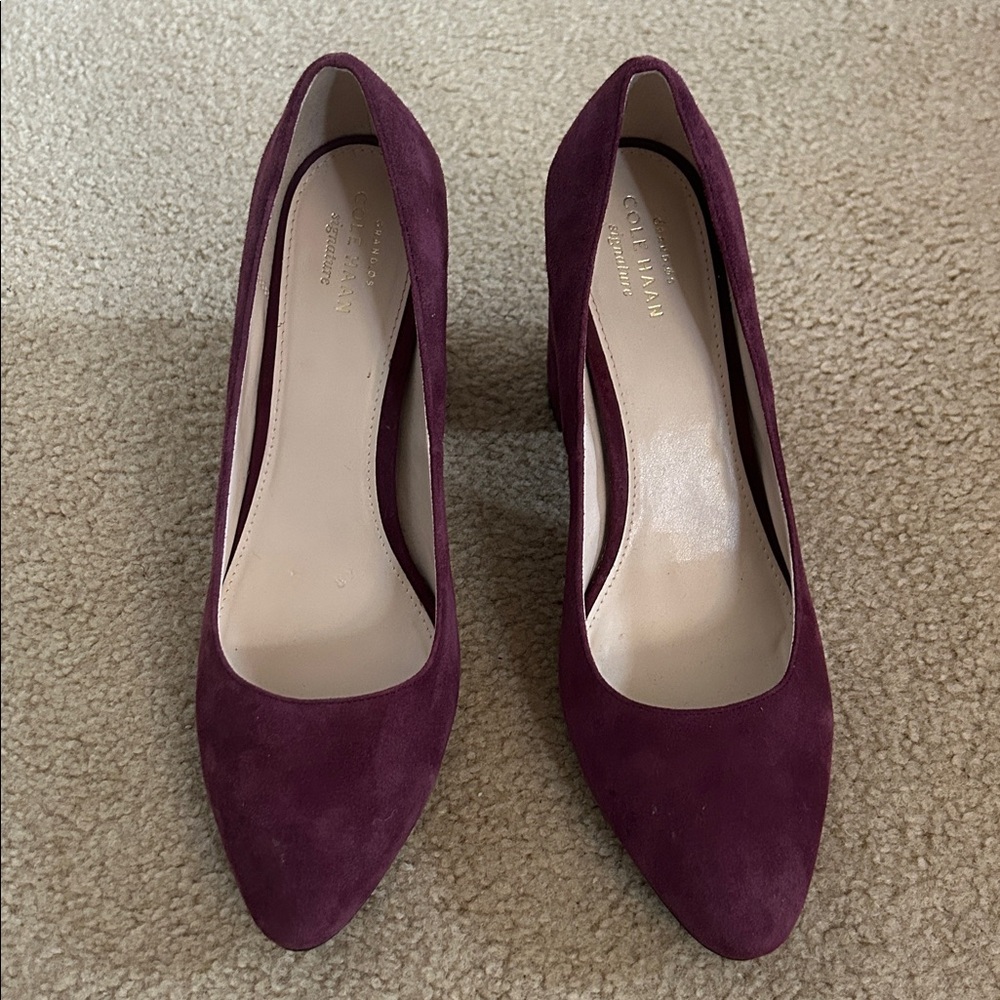 Cole Haan Purple Suede Pumps sz 9.5